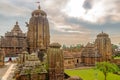 View at the Lingaraja Temple Complex in Bhubaneswar - India, Odisha