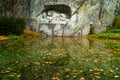 View of Lion Monument of Lucerne Royalty Free Stock Photo