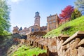 View of Lions castle Lowenburg in Kassel, Germany Royalty Free Stock Photo