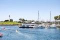 Lions Lighthouse and harbor