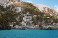 View of Lipari Island, of the Aeolian Islands, from the sea Royalty Free Stock Photo