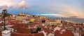 View Lisbon and the Tagus river Royalty Free Stock Photo