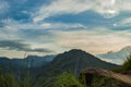 View from little Adams peak in Ella in Sri Lanka