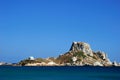 View on little island Kastri near Kos Royalty Free Stock Photo