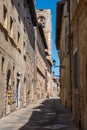 Little medieval town of Colle Val d`Elsa, Tuscany, Italy