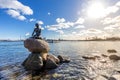 Little mermaid statue Copenhagen Royalty Free Stock Photo