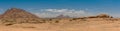 View from the little Spitzkoppe to the Spitzkoppe, Namibia Royalty Free Stock Photo