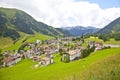 View at little village Berwang in Tirol, Austria Royalty Free Stock Photo