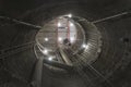 view into the loading shaft used for tunnel excavation Royalty Free Stock Photo