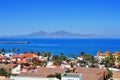 Lobos Island from Corralejo in Fuerteventura, Canary Islands, Sp Royalty Free Stock Photo