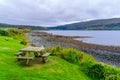 Loch Bay, and Waternish peninsula, the Isle of Skye Royalty Free Stock Photo