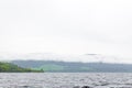 View of the Loch Ness, a large, deep, freshwater loch in the Scottish Highlands southwest of Inverness Royalty Free Stock Photo