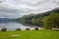 View at Loch Tay near village Kenmore, Scotland