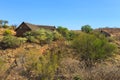 View of the lodge near Lake Oanob, Namibia