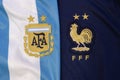 View of the Logo of Argentina Against France National Football Team Crest