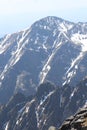 View from Lomnicky peak 2634 m, High Tatras Royalty Free Stock Photo