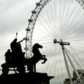 View on London Eye Royalty Free Stock Photo