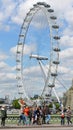 View of the London Eye Royalty Free Stock Photo