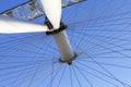 View on London Eye on a sunny day, London, United Kingdom Royalty Free Stock Photo