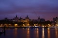 View of London at night Royalty Free Stock Photo