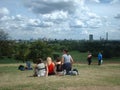 View of London from Primrose Hill in London