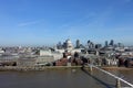 View of London Skyline from Tate Modern Museum, London, England