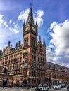 A view of London St Pancras International railway station, home of the Eurostar in London, England, UK Royalty Free Stock Photo