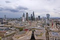 View on London from the top.