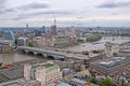 View on London from the top. Royalty Free Stock Photo