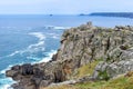 View from the South West Coastal Path over Mayon Cliffs towards Cape Cornwall