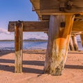 View through the Long Jetty to see Wilsons Promontory