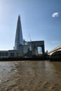 A view looking across the river Thames Royalty Free Stock Photo