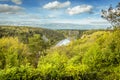 A view looking down the Avon Gorge towards Avonmouth Royalty Free Stock Photo