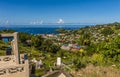 A view looking down on Kingstown, Saint Vincent Royalty Free Stock Photo