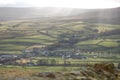 Weardale view looking south over Daddry Shield Royalty Free Stock Photo