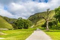 A view looking up the path towards Gordale Scar, Yorkshire Royalty Free Stock Photo