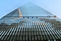 A view of looking up the World Trade Centre