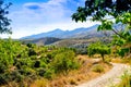 View looking west of Cadiar Village Royalty Free Stock Photo