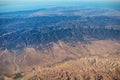 Aerial view of Cuyama River Valley, San Rafael Wilderness, Santa Ynez Valley