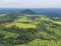 View from the lookout horizon, mountains, trees and vegetation Royalty Free Stock Photo