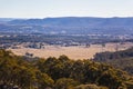 View from lookout into mountain valley in Australia Royalty Free Stock Photo