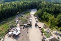 View from Lookout tower U Jakuba, Czech Republic Royalty Free Stock Photo