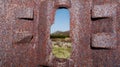 View from loophole military bunker