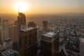 View of Los Angeles downtown, USA