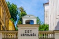 view of the lotrscak funicular in the croatian capital zagreb...IMAGE