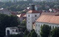 View of Lotrscak Tower, fortified tower located in old part of Zagreb