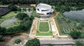 View of Lotus Museum in Pathum Thani Thailand