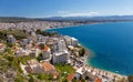 View of Loutraki town, Corinthia, Greece Royalty Free Stock Photo