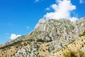 View of the Lovchen mountain in Montenegro.