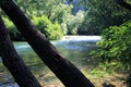 Inland ,the  Cetina river, Omis Croatia Royalty Free Stock Photo